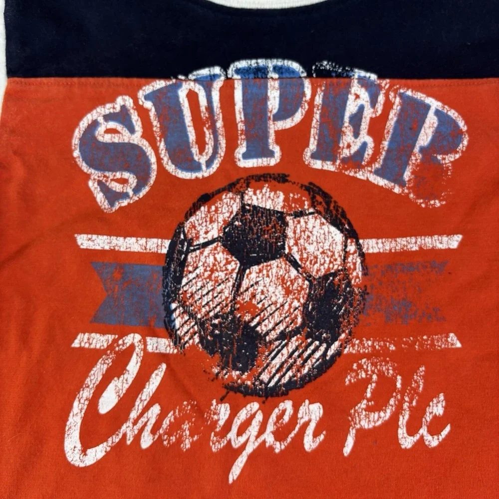 Vintage Baby Clothes Soccer Shirts Long Sleeve Toddler Sports 24 Months Velour